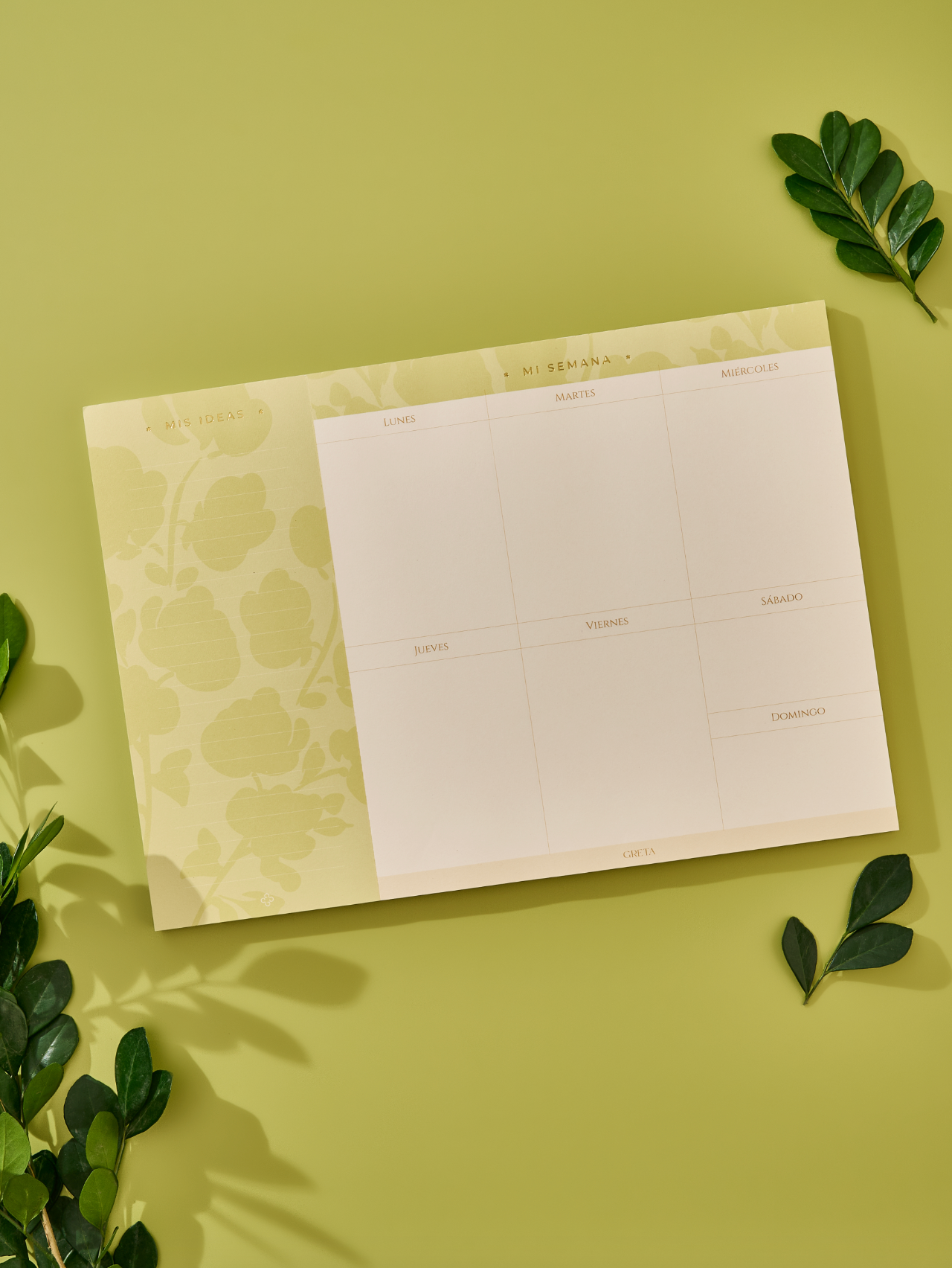 Planner Semanal Cottage